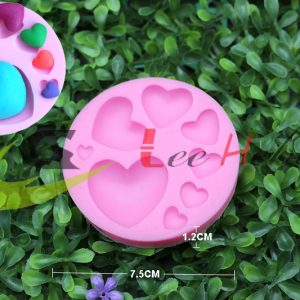 moldes de corazones