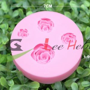 Rosas para fondant